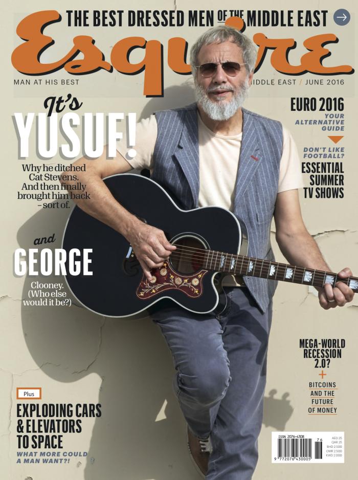 Yusuf Cat Stevens for Esquire Magazine